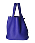 Picotin Lock GM Clemence Leather In Iris, side view
